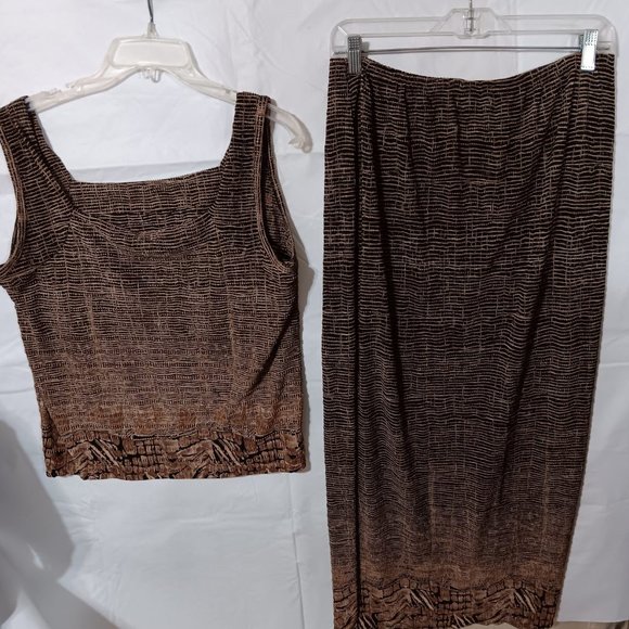 PLEAT PLEAT BY RAFAEL  2 PIECE ENSEMBLE - Picture 1 of 5